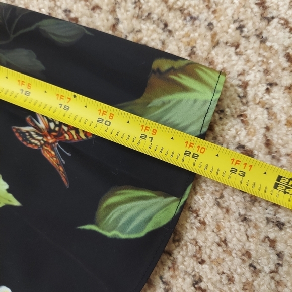 NWT Alexia Admor Vintage Botanical Dark Floral Dress Size Small Bell Sleeves - Picture 8 of 15